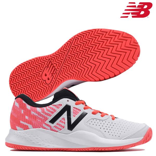 セール ニューバランス New Balance Wch696 C3 レディース テニスシューズ オールコート用 2e幅 エントリーモデル 初心者向け 白 ホワイト ピンク 女性 特価 Wch696c3 2e フタバスポーツサッカー館ヤフー店 通販 Yahoo ショッピング