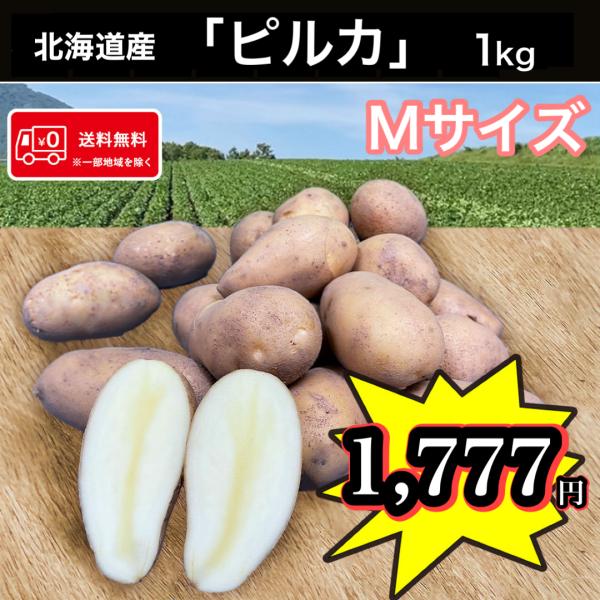 アイヌ語の「美しい」に因んで名づけられた“ピルカ”見た目はメークインのような細長い卵型で芽が浅く、皮がむきやすいため扱いやすい品種です。ねっとりとした食感とホクホクとした口当たり、両方を楽しむことができるのもピルカならではの特徴です♪煮崩れ...