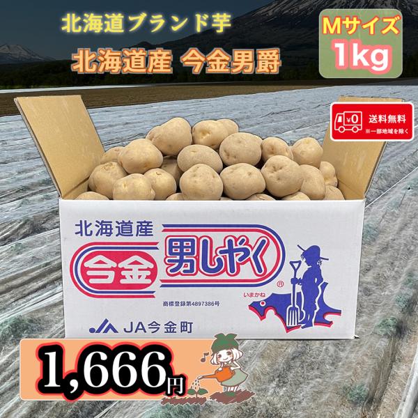 50年前から男爵のみを耕作している今金町の生産者さんたちのこだわり抜いたホクホクの高品質のじゃがいもです。少量生産な上に、厳しい選別をクリアしたものだけが販売されるので北海道でも入手困難な幻のじゃがいもです！●商品名:今金男しゃく●産地 :...