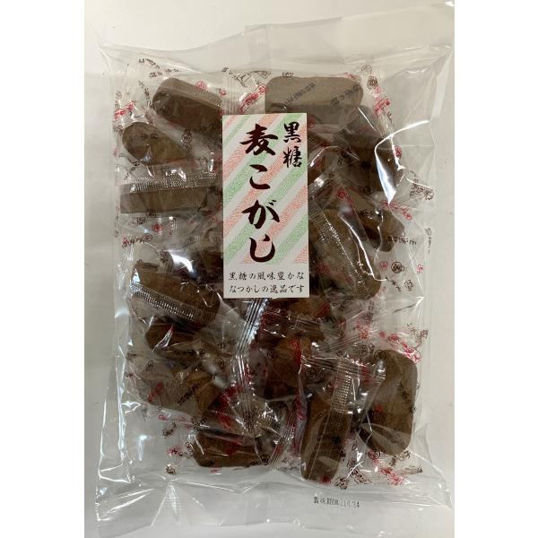 アヤベ製菓 黒糖麦こがし 250g