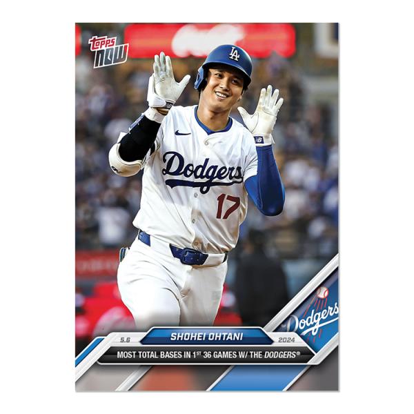 Topps 大谷翔平 #0164 ドジャース在籍36試合での最多通算出塁数