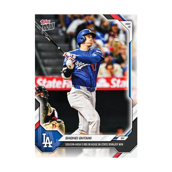 大谷翔平 #0212 今季最多5打点！同州ライバル戦で大爆発 SEASON-HIGH 5 RBI IN HUGE IN-STATE RIVALRY WIN 2026 MLB Topps Now