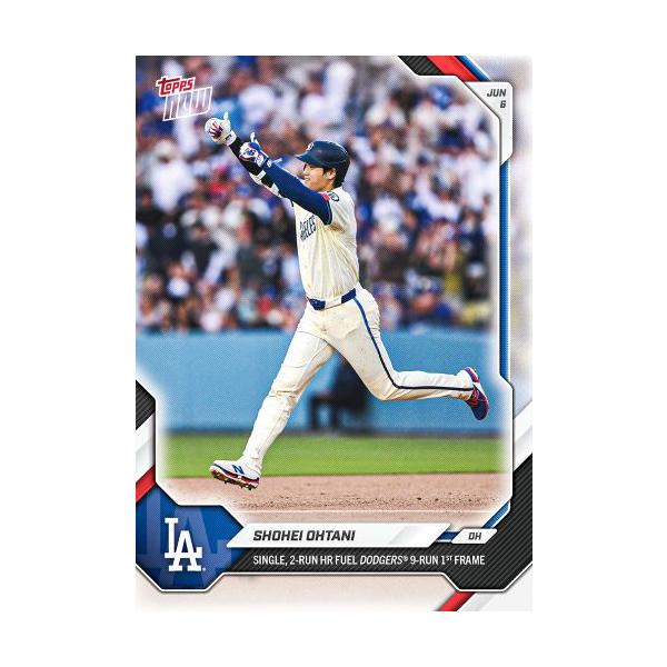 大谷翔平 #0298 初回9得点の猛攻を呼ぶ！ヒット＆2ラン本塁打 SINGLE, 2-RUN HR FUEL DODGERS 9-RUN 1ST FRAME 2026 MLB Topps Now