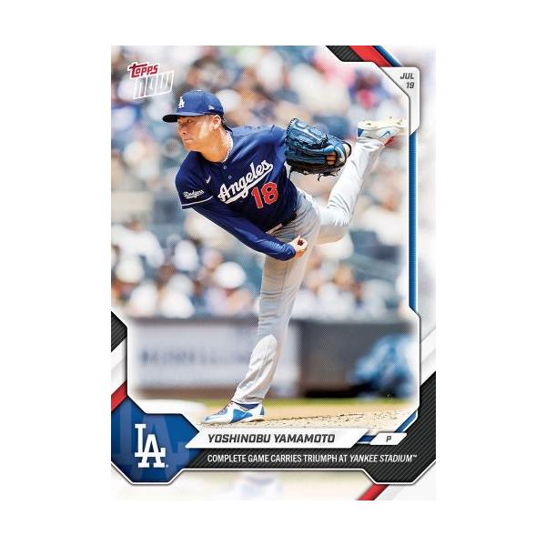 山本由伸 #0470 聖地ヤンキースタジアムで圧巻の完投勝利！ COMPLETE GAME CARRIES TRIUMPH AT YANKEE STADIUM 2026 MLB Topps Now