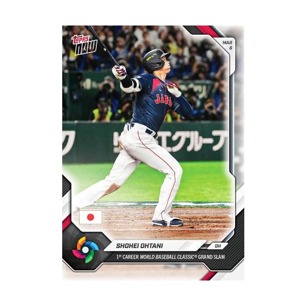 Topps 大谷翔平 #WB04 WBCキャリア初グランドスラム記念！ 1ST CAREER