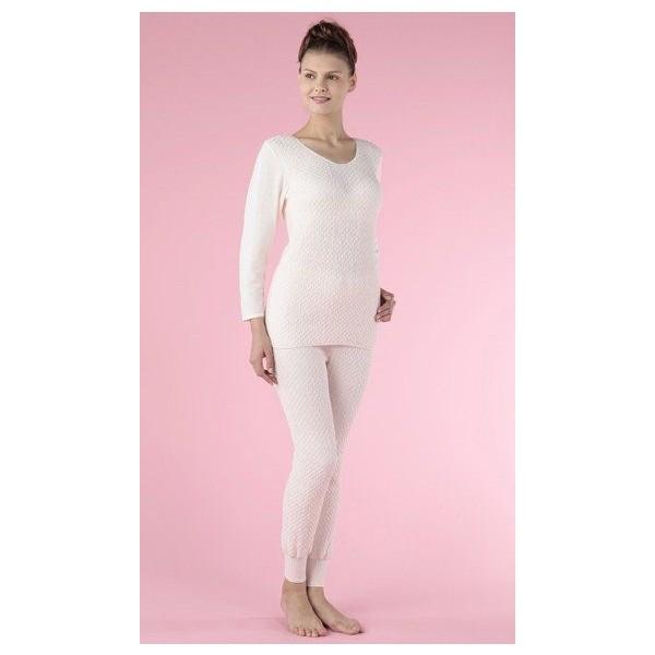 ひだまり 極 防寒健康肌着 婦人用 8分袖インナー＋スラックス下