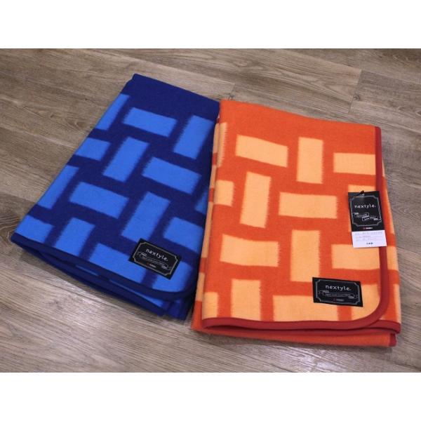 柔らかな肌触りできもちがいいですよ。ウール混素材使用なので、とても暖かいですよ。赤ちゃんの毛布としても使用可能。■サイズ　１４０×１００cm■素　材　横糸　ウール５０％　綿５０％　横糸　ポリエステル１００％■日本製＊写真上、若干の色の違いは...