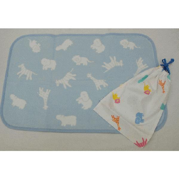 西川 マリメッコベビーマルチケットと巾着のセット 西川産業