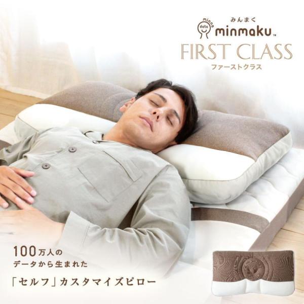 じぶんまくら 枕 首こり 肩こり みんまく 専用カバー付き 超ワイド