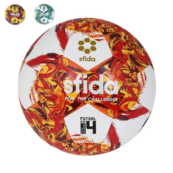 ・耐久性、真球性、蹴り心地、全てにおいてバランスの取れた手縫いボール・フットサル・フットサルボール/検定球/4号球/手縫い・スフィーダ SFIDA・INFINITO RIMBA SB-23IR02・素材 合成皮革・サイズ フットサル4号球