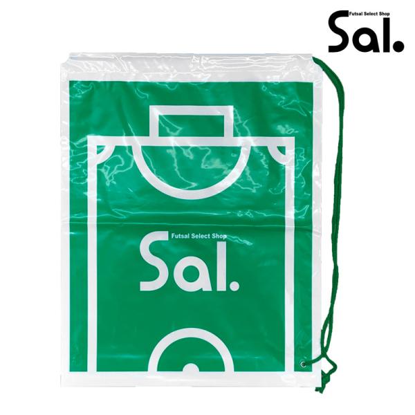 Sal.ショップバッグ！当店オリジナルのショップバッグです。片方の肩に欠けて背負えるワンサイドショルダータイプ。折りマチ（隠れマチ）仕様なのでたっぷり入ります。しっかりとしたポリエチレン素材。着替えやシューズ等を入れるのにオススメです。縦：...