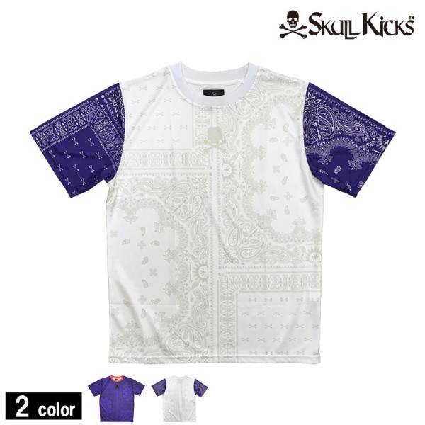 �X�J���L�b�N�X/SKULLKICKS �v���N�e�B�X�V���c/BANDANNA DRY TEE�iSK20-008�j