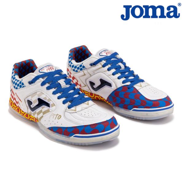 ホマ/JOMA フットサルシューズ（インドア/室内用）/TOP FLEX 2652 BLANCO INDOOR PITO（TOPW2652IN）