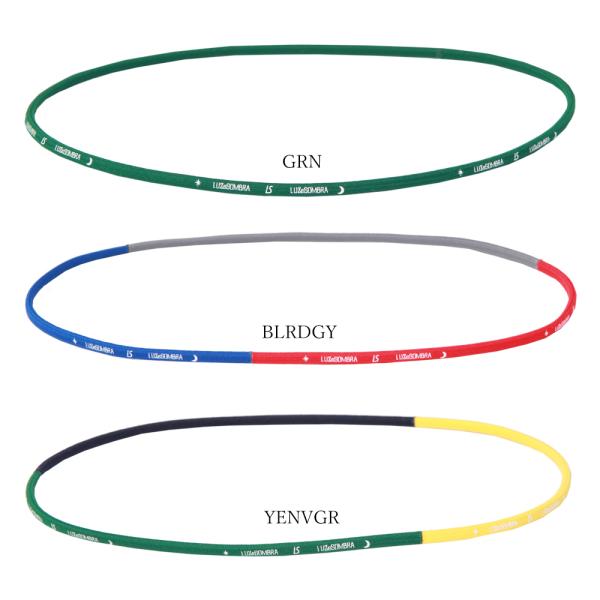 人気定番商品。丸ゴムタイプのヘアゴム。シンプルな単色カラーと目立つ三色カラーの4種類。ピタッと髪を止めてくれる優れものです。Size：FREE天然ゴム55％・ナイロン45％【ネコポス対応可】