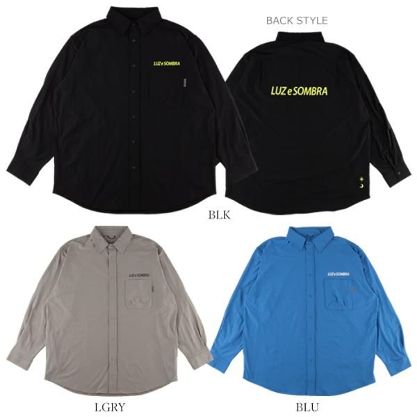 （割引セール 50％OFF）LUZeSOMBRA_ルースイソンブラ ワークシャツ プラシャツ EXPLORER DRY WORK SHIRT L1241004