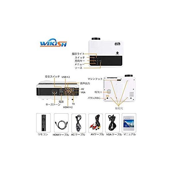 Wifi Bluetooth 無線 プロジェクター Android6 0搭載 4600ルーメン 1080pフルhd対応 高画質 ホームプロジ Www Purrworld Com