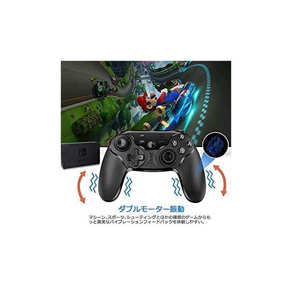 19最新版 Nintendo Switch コントローラー 無線 Bluetooth接続 Hd振動 連射 ジャイロ機能搭載 日本語説明書 Fakfakkab Go Id