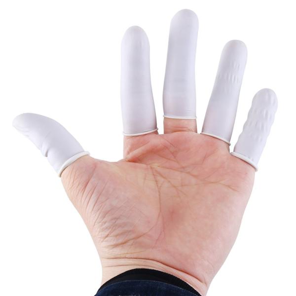 CCINEE 200pcs 指サック 紙めくり 指カバー 滑り止め メクリッコ 静電気防止 指先の磨損を防ぐ 使い捨て