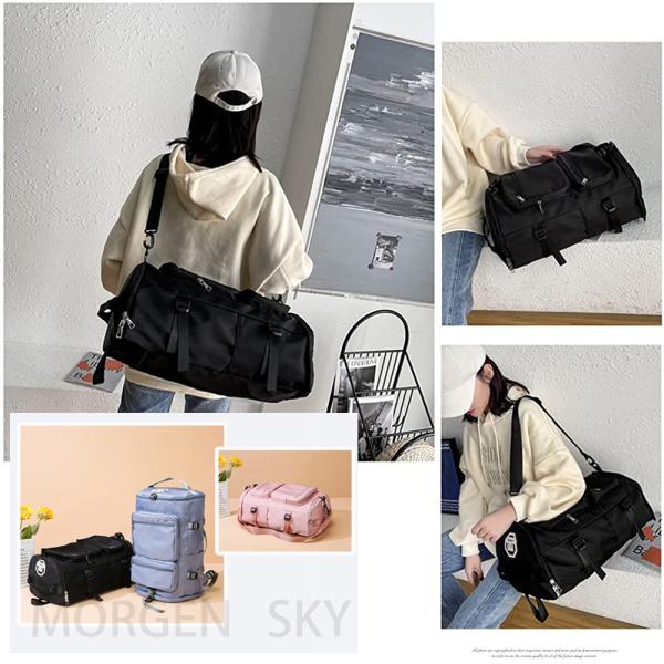 MORGEN SKY バックパック リュックサック スポーツバッグ ボストンバッグ 大容量 登山 防災 旅行カバン アウトドア シューズ収納 撥水 ジム 6way BAG06 :A2-BAG06:未来LIFE 通販 MORGEN SKYボストンバッグ スポーツバッグ キャリーバッグ 大容量 旅行カバン 出張 シューズ収納 ジム レディース メンズ 軽量
