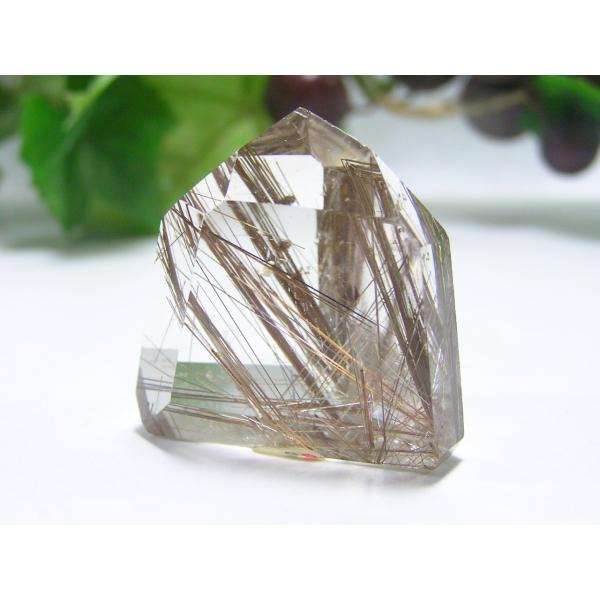 ルチルクォーツ （針水晶） 天然石 原石 パワースト―ン 金運アップ