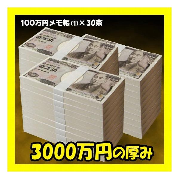 3000万円 送料無料 No 5 本物の札束そっくり 100万円札束のメモ帳 金運 財運アップ ギャンブル運 勝負運 H8 3000 風水の森 ヤフー店 通販 Yahoo ショッピング