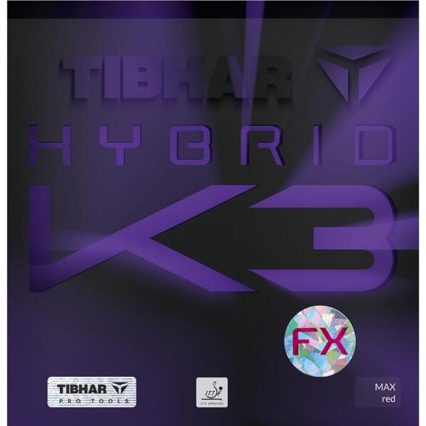 卓球ラバー ハイブリッドK3 FX 黒 MAX TIBHAR