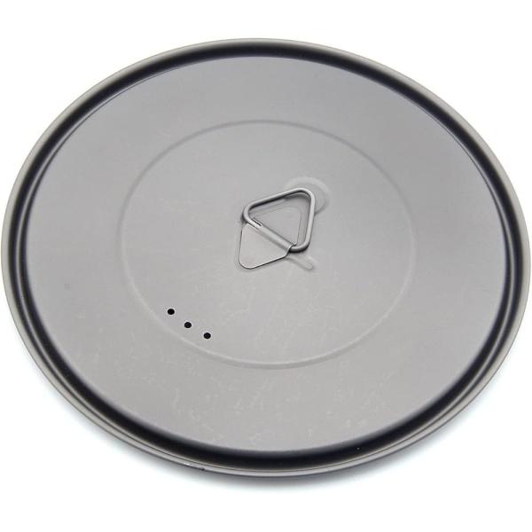 TOAKS 蓋 チタン製ポットまたはカップ 80mm/95mm/115mm/130mm/145mm/170mm (145mm)