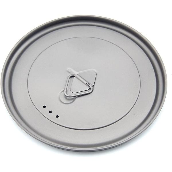 TOAKS 蓋 チタン製ポットまたはカップ 80mm/95mm/115mm/130mm/145mm/170mm (115mm)