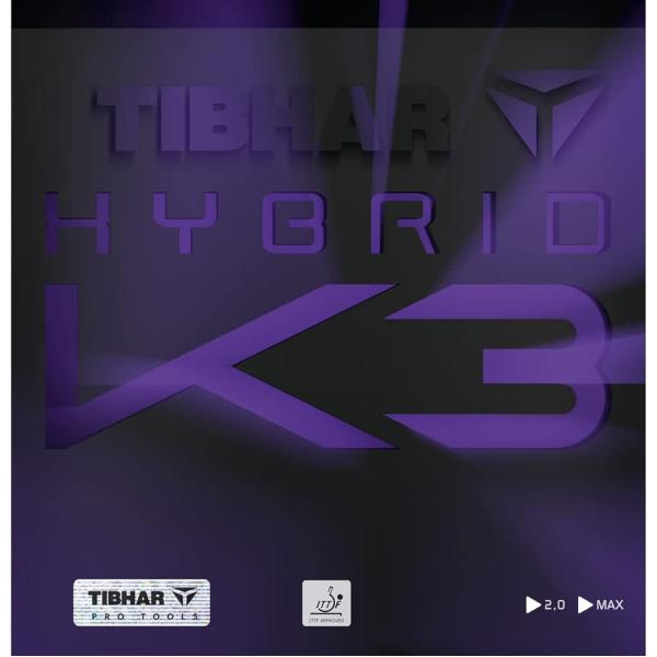 TIBHAR(ティバー) 卓球 ラバー(裏ソフト) ハイブリッドK3 110-S ブラック