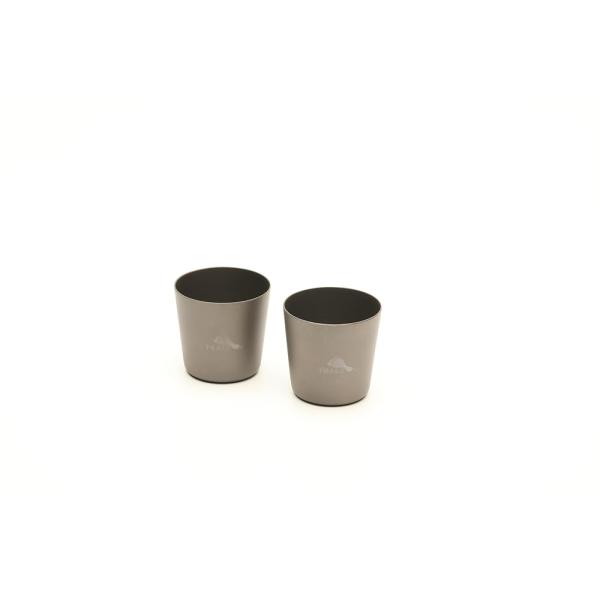 トークス チタン製 42ml ショットグラス 2個セット