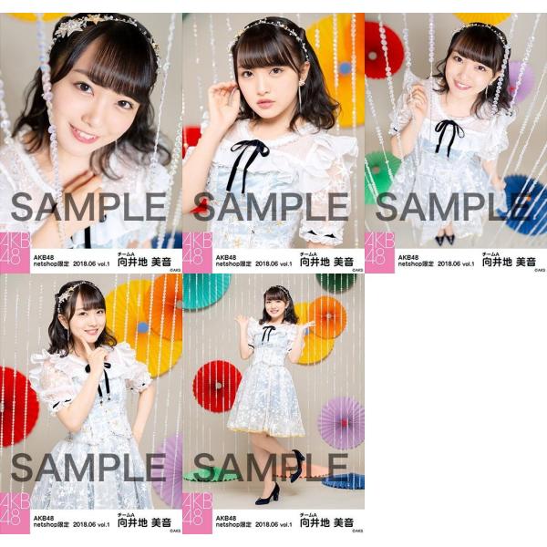 向井地美音 生写真 AKB48 2018年06月 vol.1 個別 5種コンプ :ph-180701