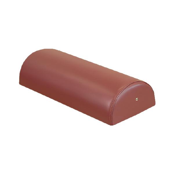 うつぶせ姿勢時に使用するケアーバストなどと併用して使用するマクラです。カラー：クラシックブラウン（BRモデル専用色）。幅29cm、奥行14cm、高さ7cmキーワード:BR半円額マクラ 治療用 施術用 マッサージ用 補助 クッション マクラ ...