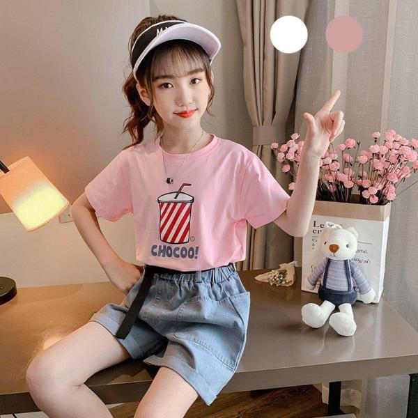 子供服 女の子 夏服 韓国 上下セット 半袖 Tシャツ ズボン ハーフパンツ 上下 トップスジーパンこども服 ベビー服 ジュニア おしゃれ 可愛い 通学新品 :aki-yef-20220310206:フユストア 通販 キッズ 上下セット 女の子 2点セット ボーダー 韓国子供服 夏 半袖 綿 カジュアル ジーンズ tシャツ Tシャツ トップス 半ズボン パンツ セットアップ 上下 セット こども 可愛い きれいめ 110cm 120cm 130cm 140cm 150cm 160cm