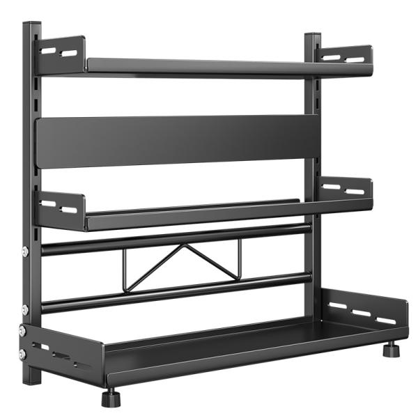 物置棚 食器収納棚  キッチンラック キッチン物置棚 パンチングフリー 戸棚 アスファルト棚 キッチン 収納 家庭用 壁掛け