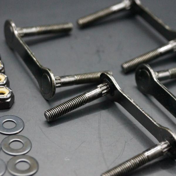 凹型スケートボードハードウェア ズボルト1.25インチ ずぼっとはめて