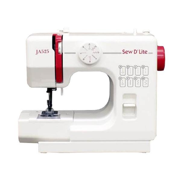 ジャノメ コンパクト電動ミシン 【sew D`Lite】 JA525 ホワイト