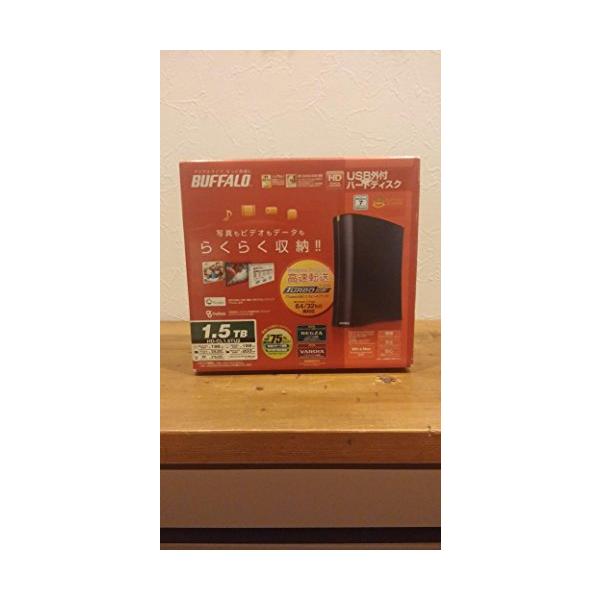 BUFFALO ターボUSB機能/省電力モード搭載 外付けハードディスク 1.5TB HD-CL1.5TU2