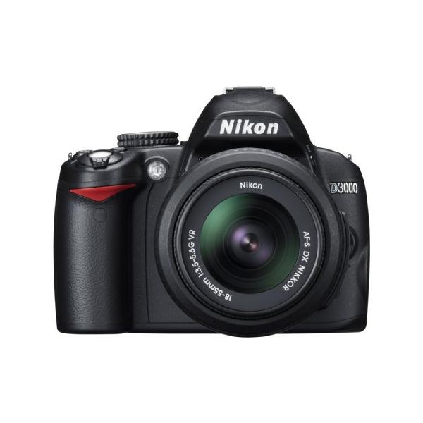 Nikon デジタル一眼レフカメラ D3000 レンズキット D3000LK ブラック