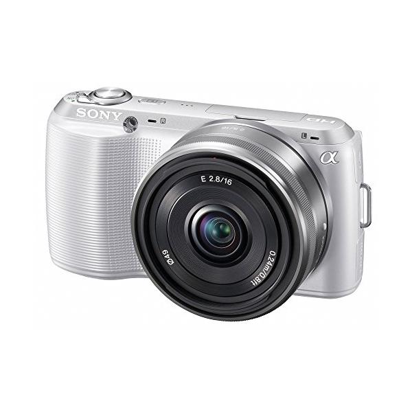 SONY ミラーレス一眼 α NEX-C3 ダブルレンズキット E 16mm F2.8+E 18-55mm F3.5-5.6 OSS付属 ホワイト NEX-C3D/W