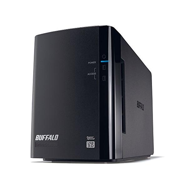 BUFFALO RAID1対応 USB3.0用 外付けハードディスク 2ドライブモデル 4TB HD-WL4TU3/R1J