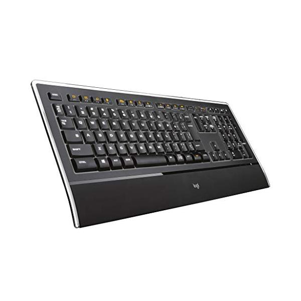 ロジクール イルミネートキーボード K740 有線 キーボード 充電式 windows 薄型 国内正規品 3年間無償保証