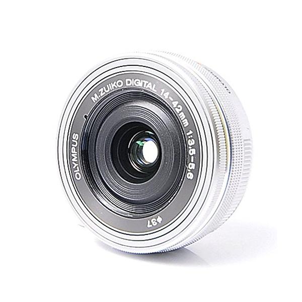 OLYMPUS 電動式パンケーキズームレンズ M.ZUIKO DIGITAL ED 14-42mm F3.5-5.6 EZ SLV