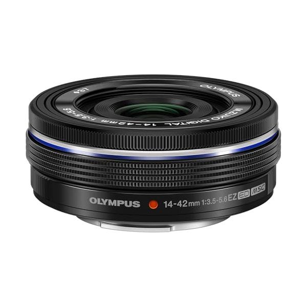 OLYMPUS 電動式パンケーキズームレンズ M.ZUIKO DIGITAL ED 14-42mm F3.5-5.6 EZ BLK