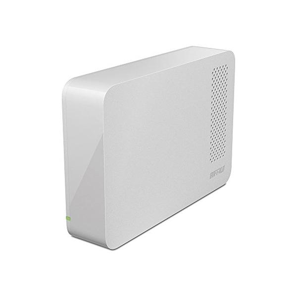 BUFFALO USB3.0用 PC/家電対応 外付けHDD 2TB ホワイト HD-LC2.0U3-WHE