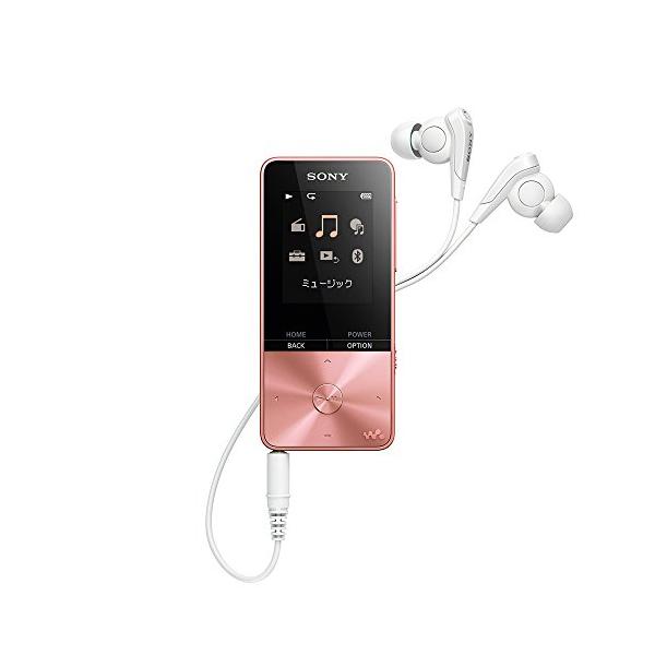 ソニー(SONY) ウォークマン Sシリーズ 4GB NW-S313 : MP3プレーヤー Bluetooth対応 最大52時間連続再生 イヤホン付属 2017年モデル ライトピンク NW-