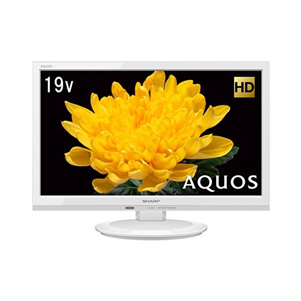 シャープ AQUOS 19V型 ハイビジョン 液晶テレビ ホワイト LC-19P5-W