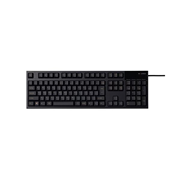 東プレ REALFORCE R2 日本語108配列 静電容量無接点方式 USBキーボード 荷重45g レーザー刻印 かな表記なし ブラック R2-JP4-BK