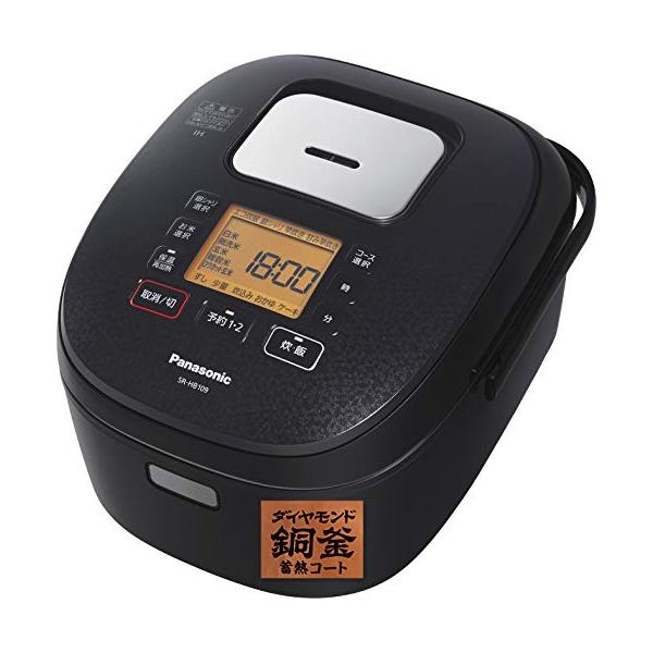 パナソニック 炊飯器 5.5合 IH式 ブラック SR-HB109-K