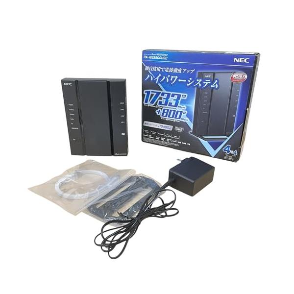 NEC Wi-Fi 5（11ac）4ストリーム対応 無線LANルーター Atermシリーズ WG2600HS2
