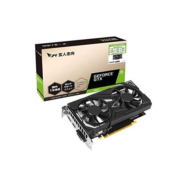 玄人志向 NVIDIA GeForce GTX1650搭載 グラフィックボード GDDR6 4GB